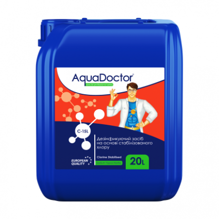 Хімія для басейну: AquaDoctor C-15L Рідкий хлор