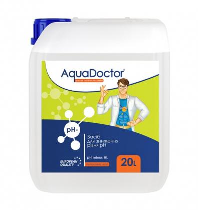 Химия для бассейна: AquaDoctor pH Minus HL жидкость (соляная 14%)